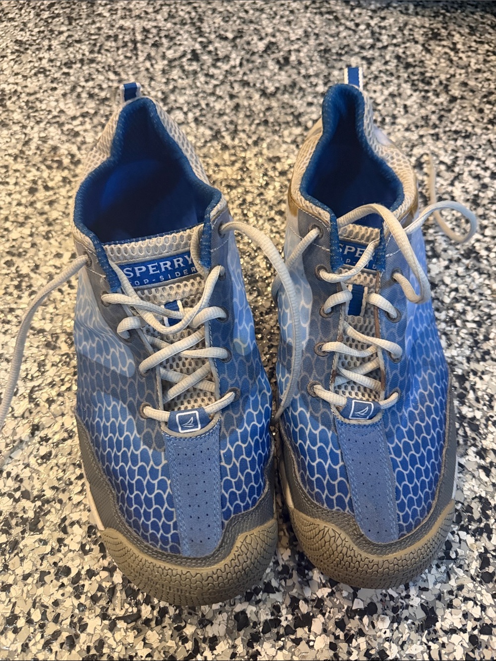 Sperry Men’s Blue and Tan Water Shoes